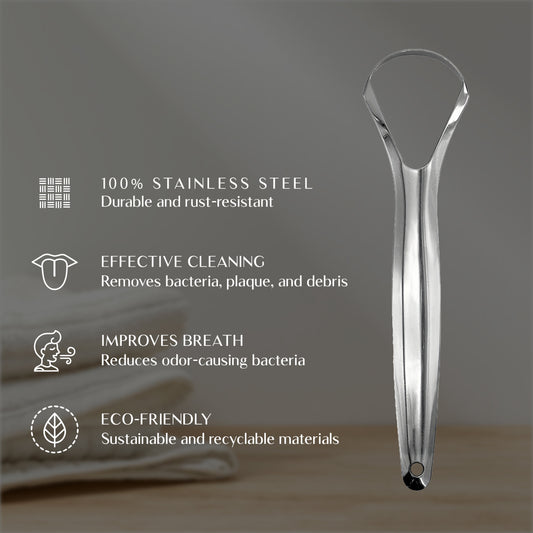 Stainless Steel Tongue Cleaner – 2 Pack